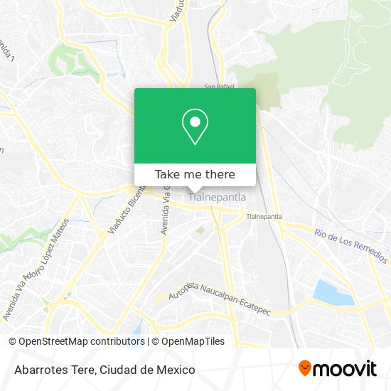 Abarrotes Tere map