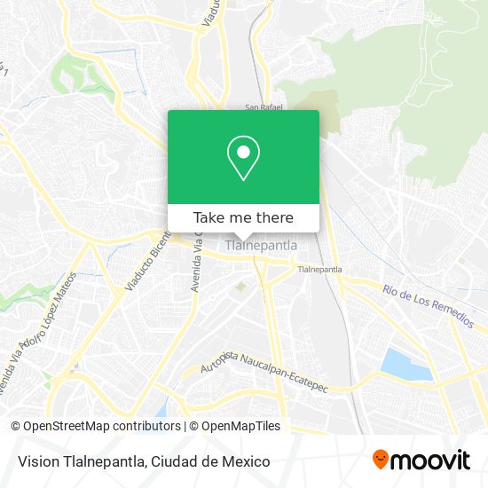 Vision Tlalnepantla map