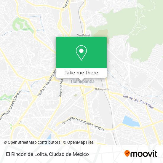 Mapa de El Rincon de Lolita