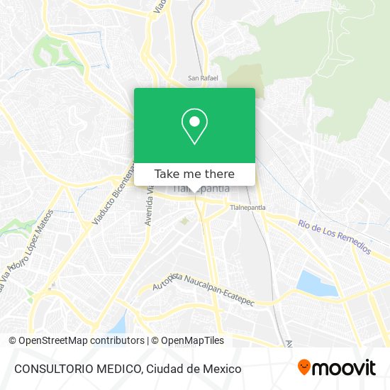 CONSULTORIO MEDICO map