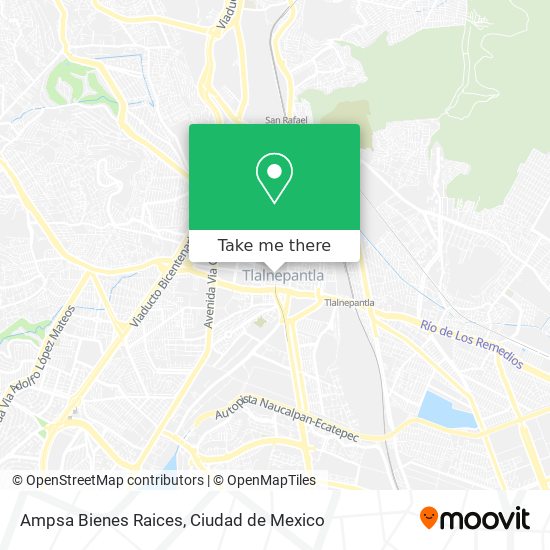 Ampsa Bienes Raices map