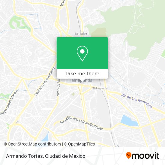 Armando Tortas map