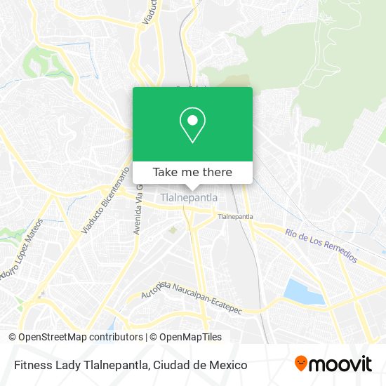 Fitness Lady Tlalnepantla map