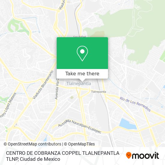 CENTRO DE COBRANZA COPPEL TLALNEPANTLA TLNP map