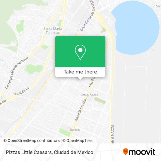 Pizzas Little Caesars map