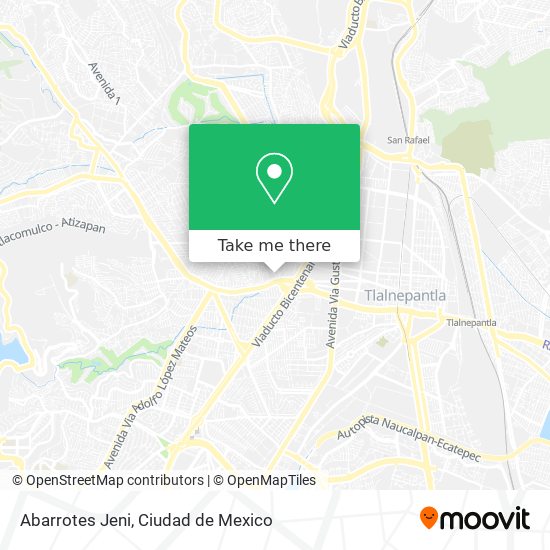 Abarrotes Jeni map