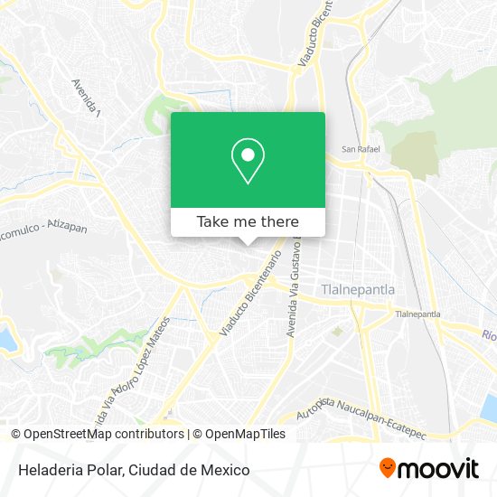 Mapa de Heladeria Polar