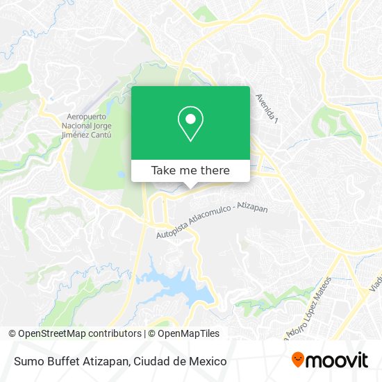Sumo Buffet Atizapan map
