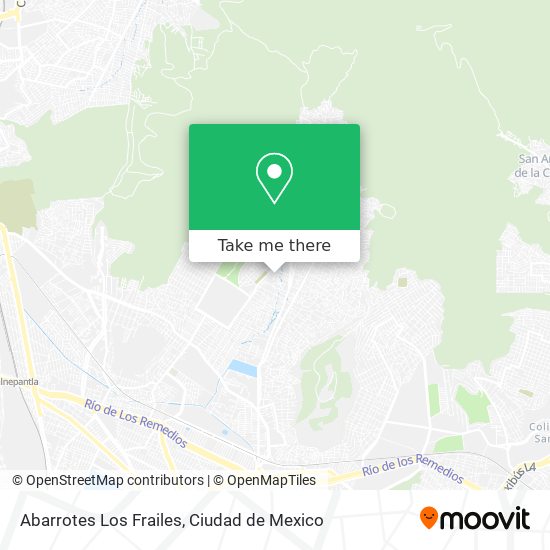Mapa de Abarrotes Los Frailes