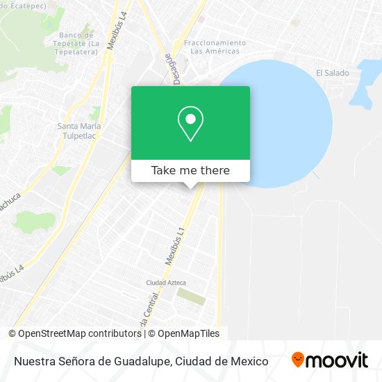 Nuestra Señora de Guadalupe map