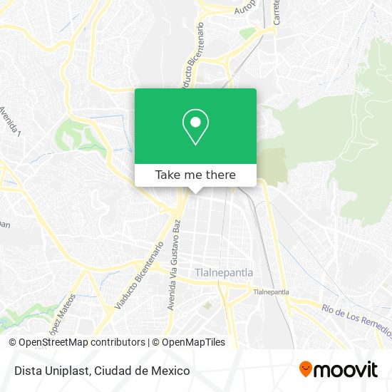 Mapa de Dista Uniplast