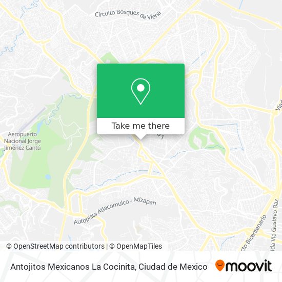 Antojitos Mexicanos La Cocinita map