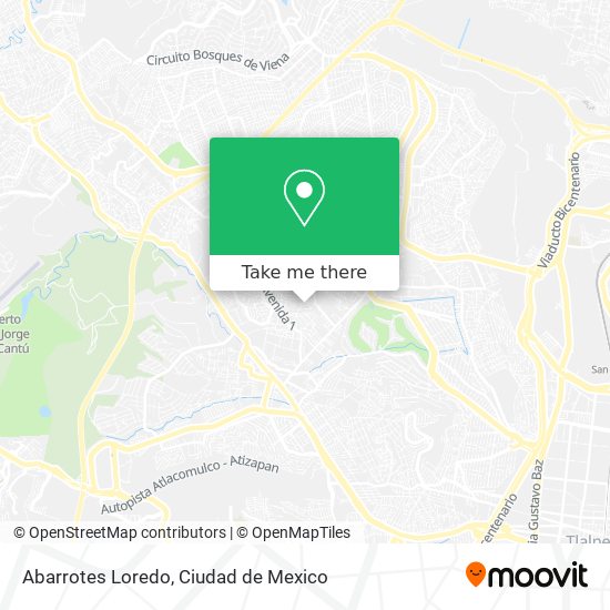 Abarrotes Loredo map