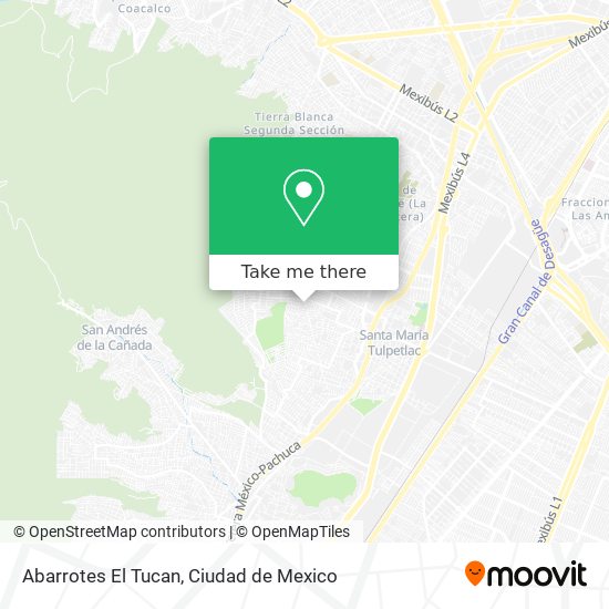 Abarrotes El Tucan map