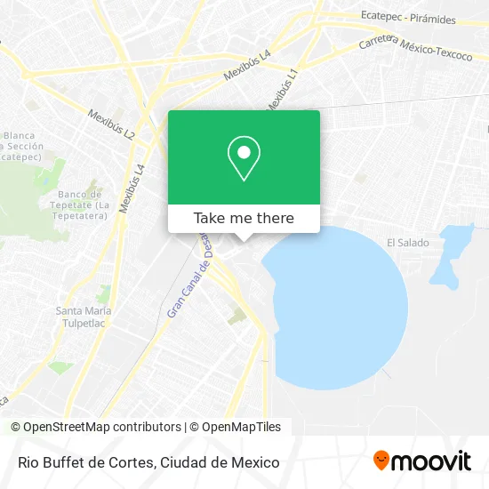 Rio Buffet de Cortes map