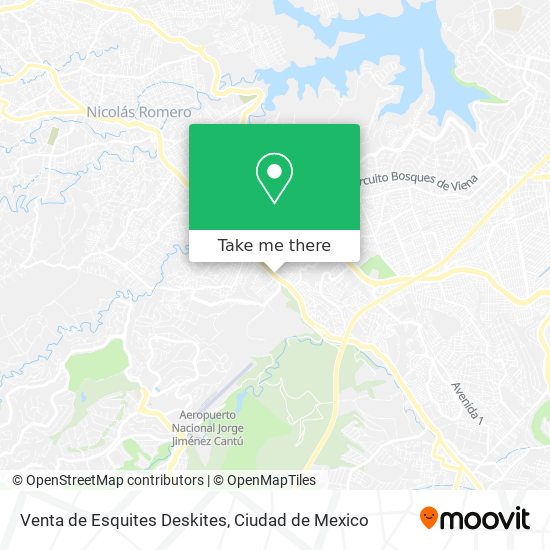 Venta de Esquites Deskites map