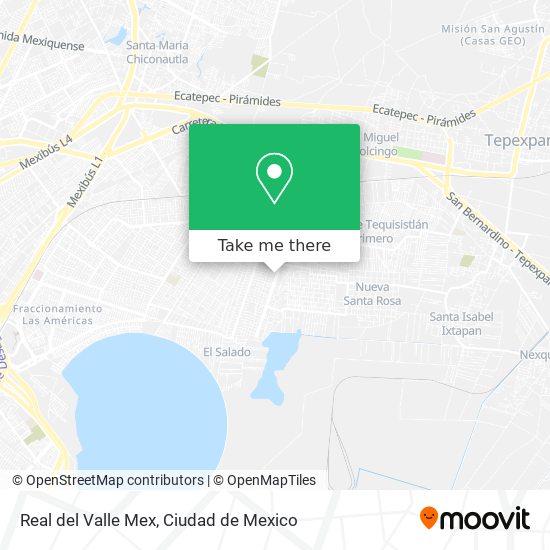 Real del Valle Mex map