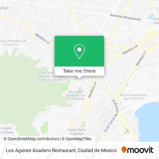 Los Agaves Asadero Restaurant map