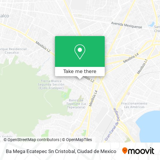 Ba Mega Ecatepec Sn Cristobal map