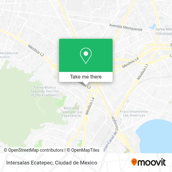 Intersalas Ecatepec map