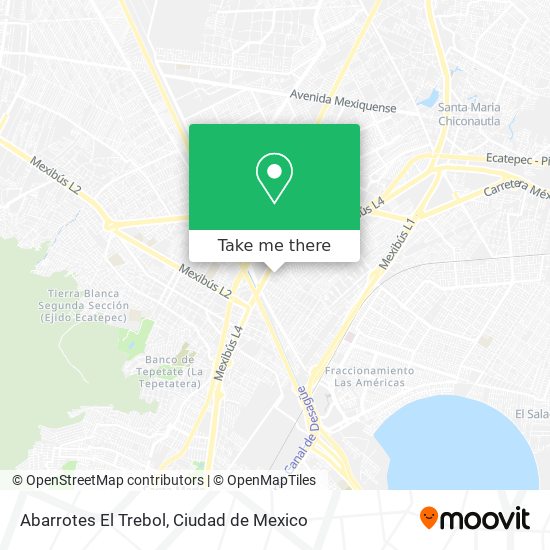 Abarrotes El Trebol map
