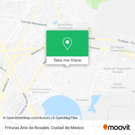 Frituras Ario de Rosales map