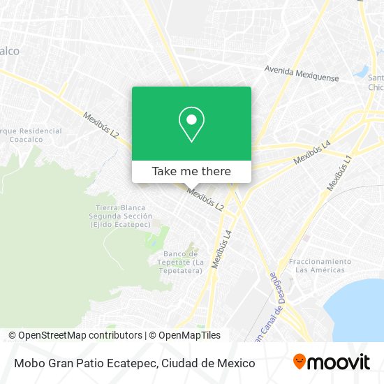 Mapa de Mobo Gran Patio Ecatepec