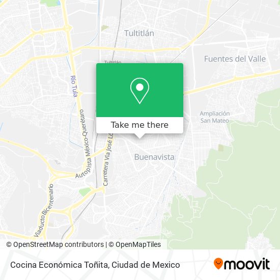 Mapa de Cocina Económica Toñita