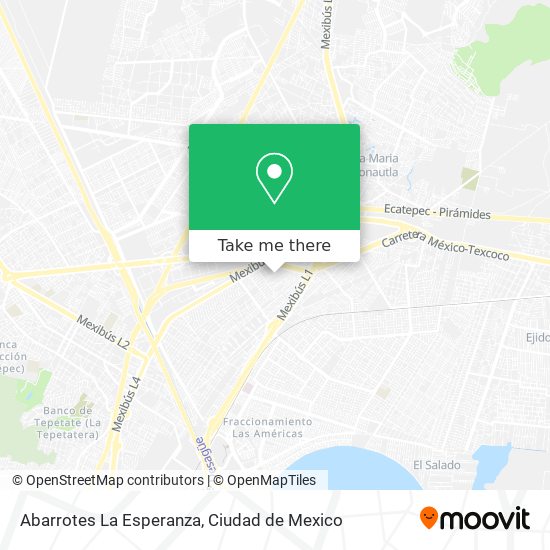 Abarrotes La Esperanza map
