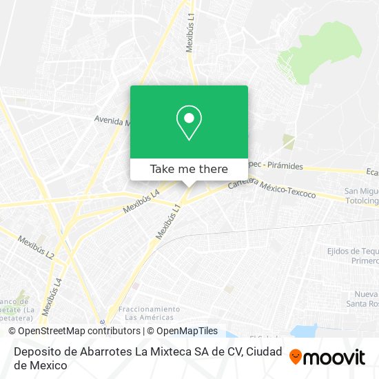 Deposito de Abarrotes La Mixteca SA de CV map