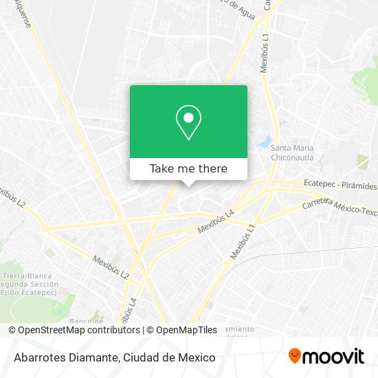 Abarrotes Diamante map