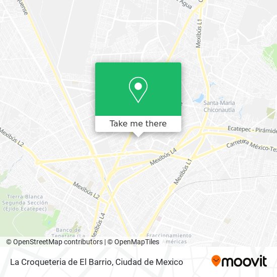 La Croqueteria de El Barrio map