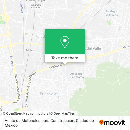 Venta de Materiales para Construccion map