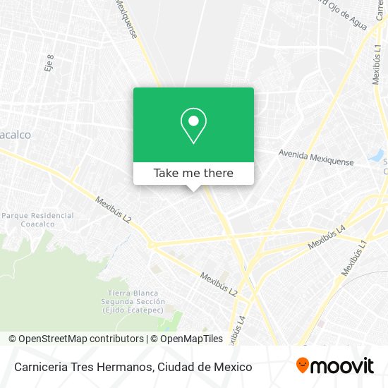 Carniceria Tres Hermanos map