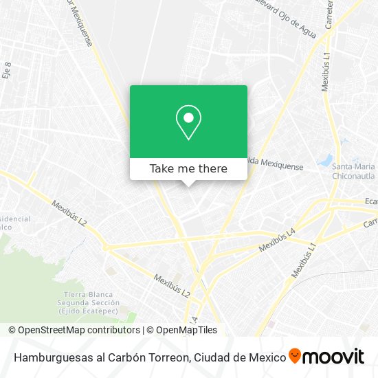 Mapa de Hamburguesas al Carbón Torreon