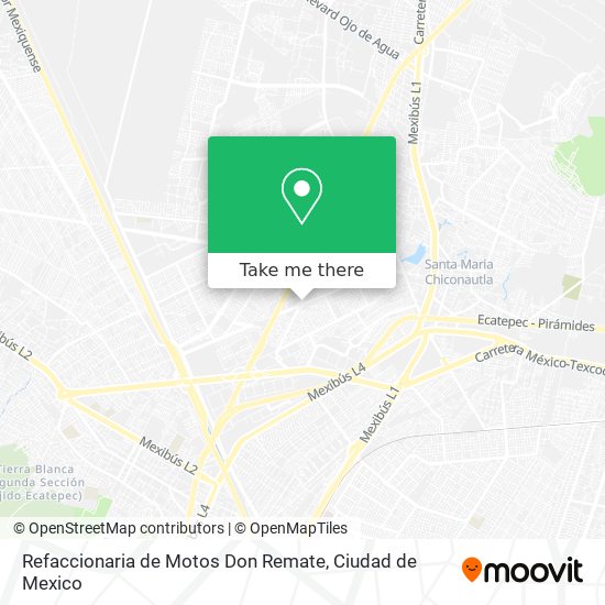Mapa de Refaccionaria de Motos Don Remate