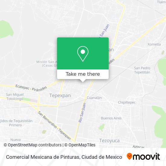 Comercial Mexicana de Pinturas map