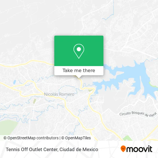 Tennis Off Outlet Center map
