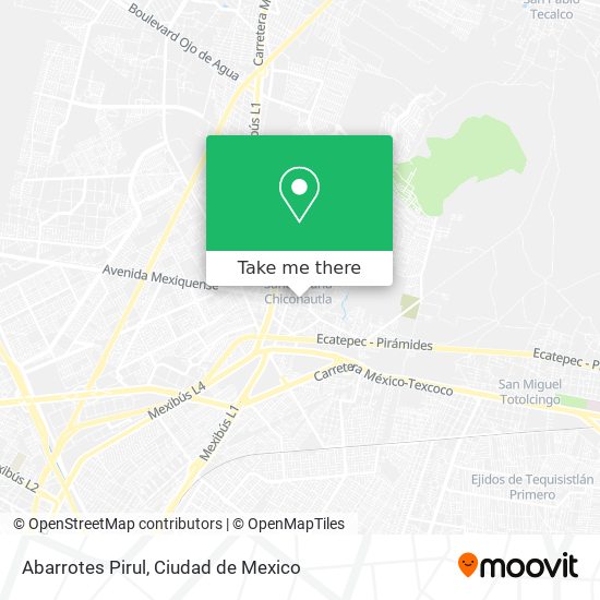 Abarrotes Pirul map