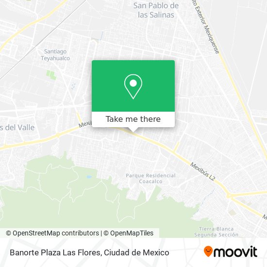 Banorte Plaza Las Flores map