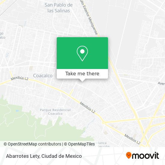 Abarrotes Lety map