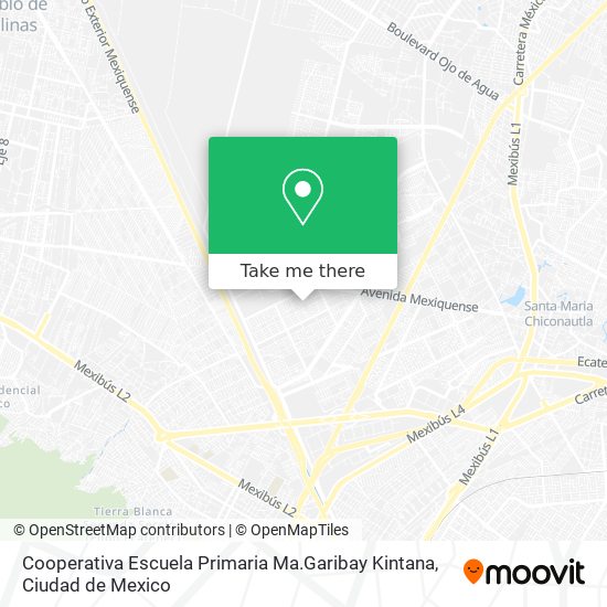 Cooperativa Escuela Primaria Ma.Garibay Kintana map