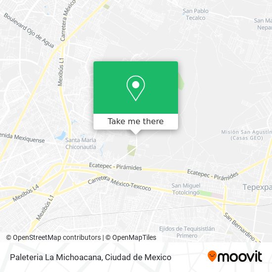 Paleteria La Michoacana map
