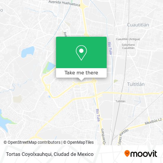 Mapa de Tortas Coyolxauhqui