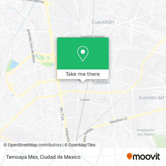 Temoaya Mex map