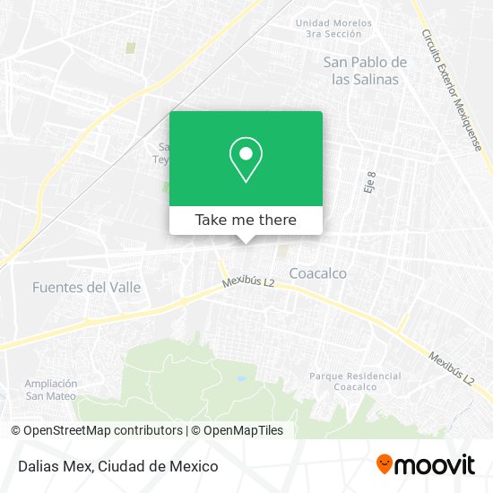 Dalias Mex map