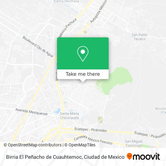 Birria El Peñacho de Cuauhtemoc map