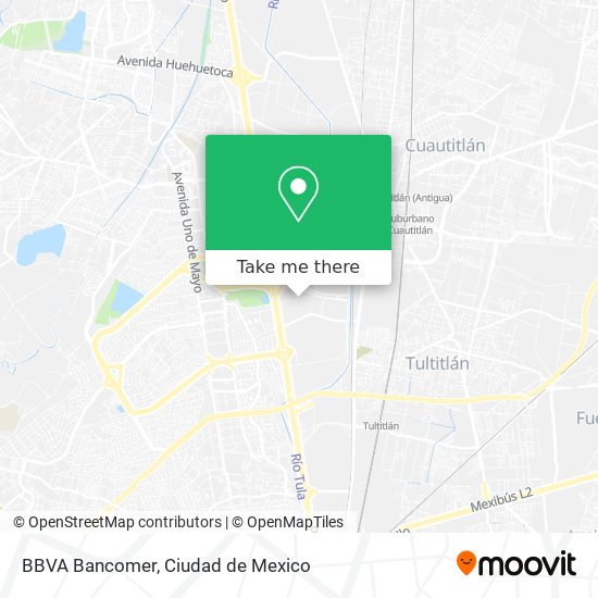 Mapa de BBVA Bancomer