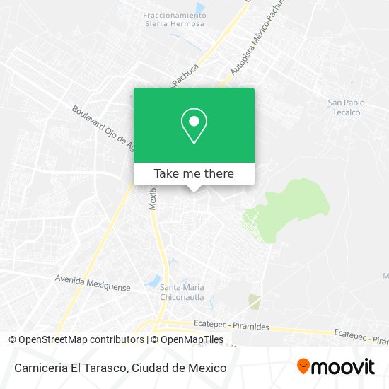 Mapa de Carniceria El Tarasco