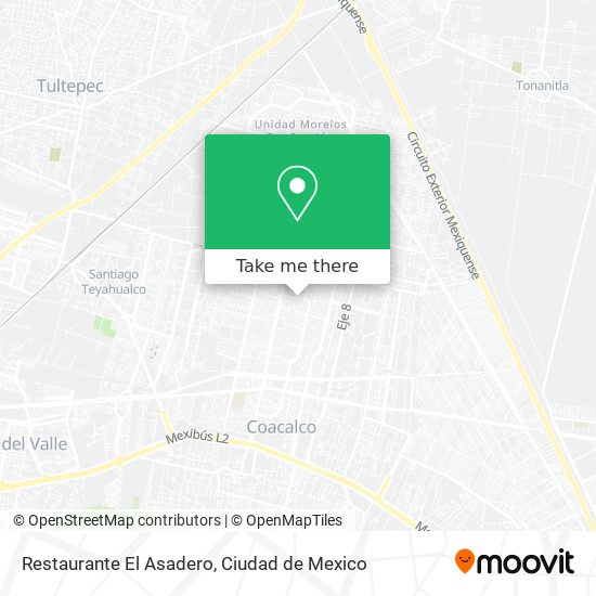 Restaurante El Asadero map
